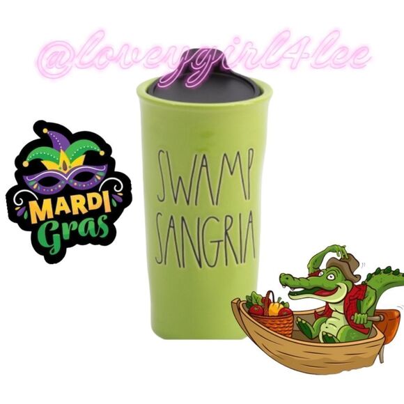 NEW RAE DUNN SWAMP SANGRIA TRAVEL MUG - Picture 1 of 11